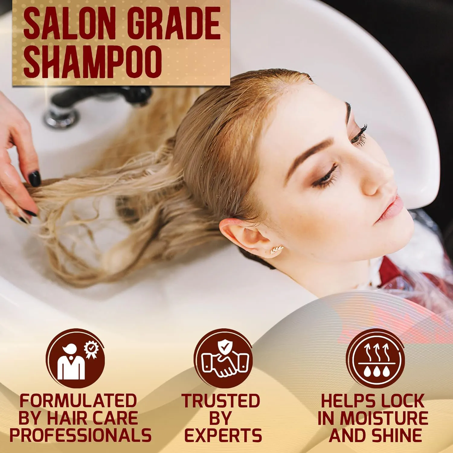 Supports OEM/OBM Argan Oil Shampoo Sulfate SLS Paraben Free hair lotion Hydrating and Nourishing Shampoo for Women and Men