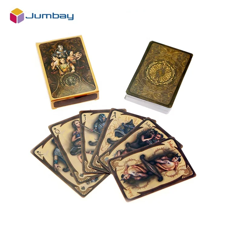 League of legends poker playing cards fun time customised advertising adult poker cards with good quality