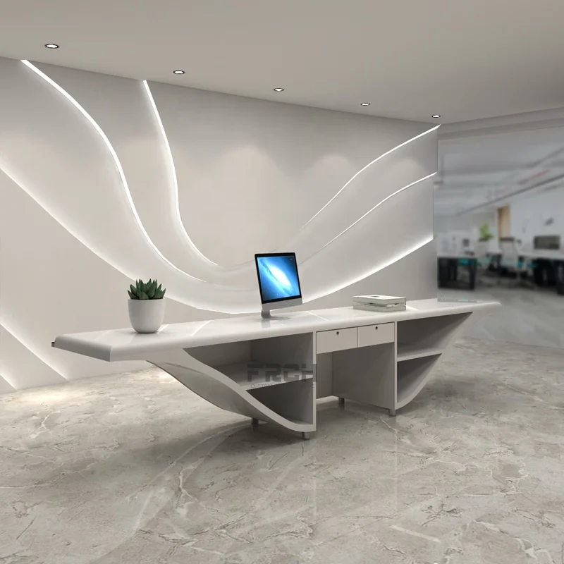 Индивидуальная высококачественная медицинская стойка для приема кожи современный белый салон красоты