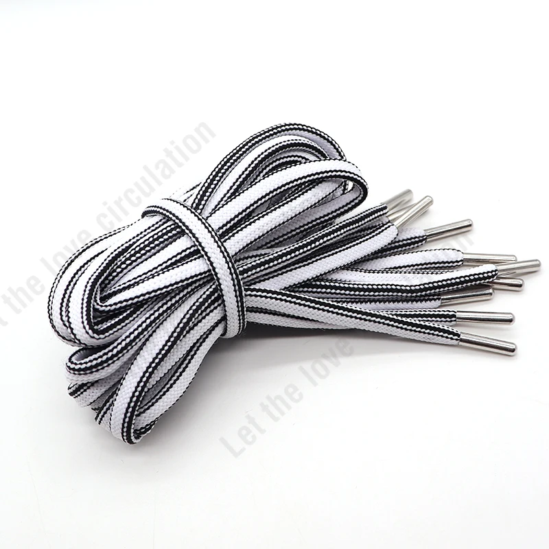 Customize hoodie strings Cord with metal ends for hoodie/shoes/garment Polyester cotton Cord String Woven Multi-function Rope