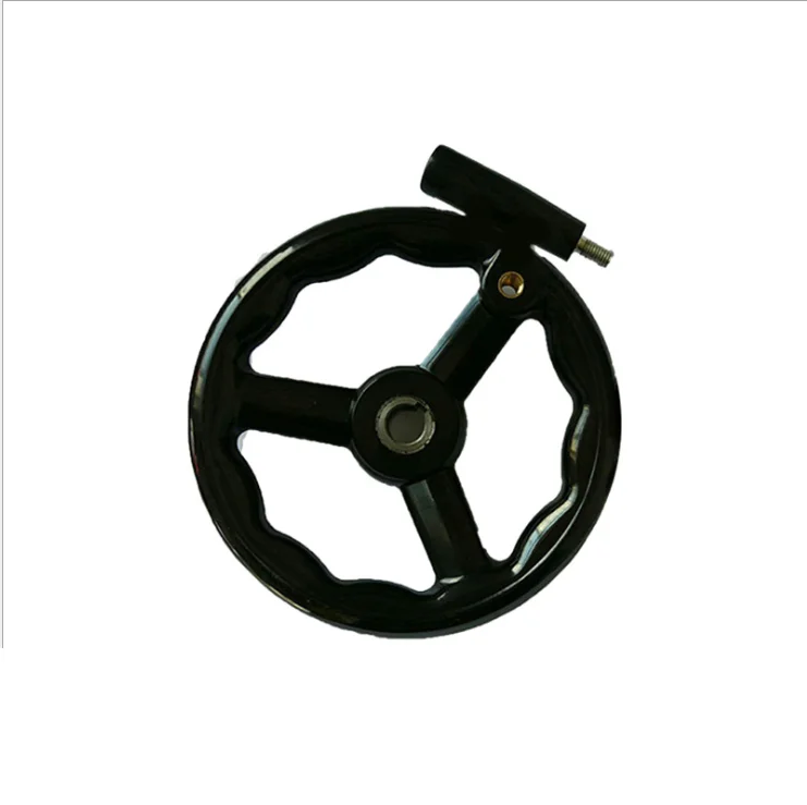 Customized  lathe Valve hand wheel milling machine  with revolving stainless steel  handwheel