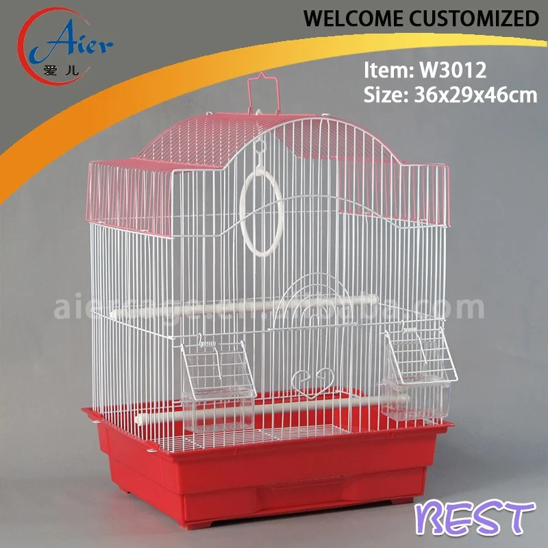 Wholesale Plastic Trays Antique Bird Breeding Cages Large Bird Cages for Parrots Canary Pet Cage