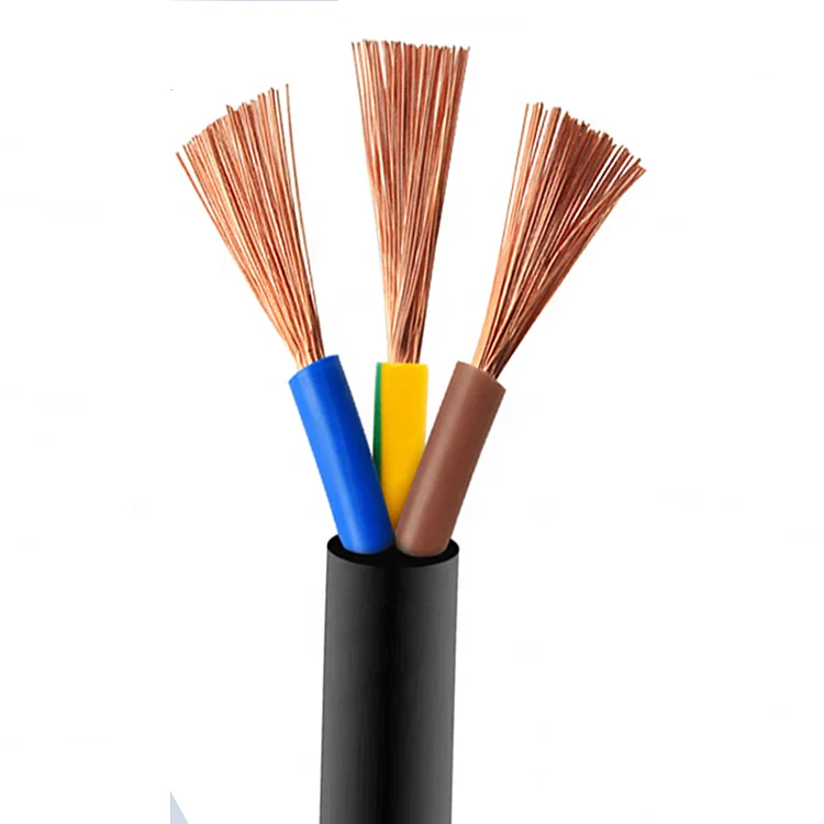 300/500 В многожильный Медь 90 градусов 4 ядра 0,5 мм гибкий H05RN-F резиновый изолированный кабель