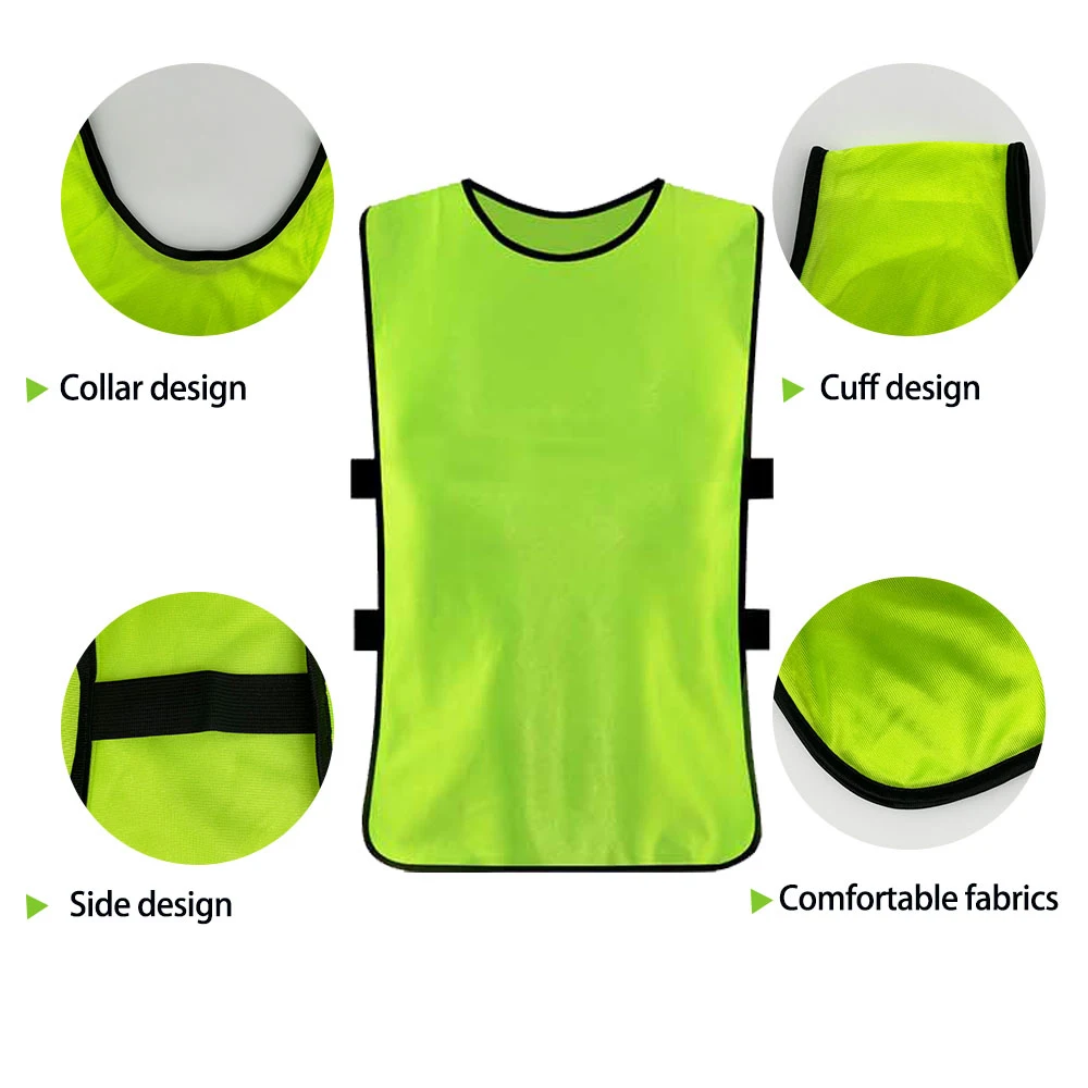 Manufacturers Custom breathable Scrimmage Training Vests Sports  Pennies Blank Soccer Bibsbasketball team bibs football pennies