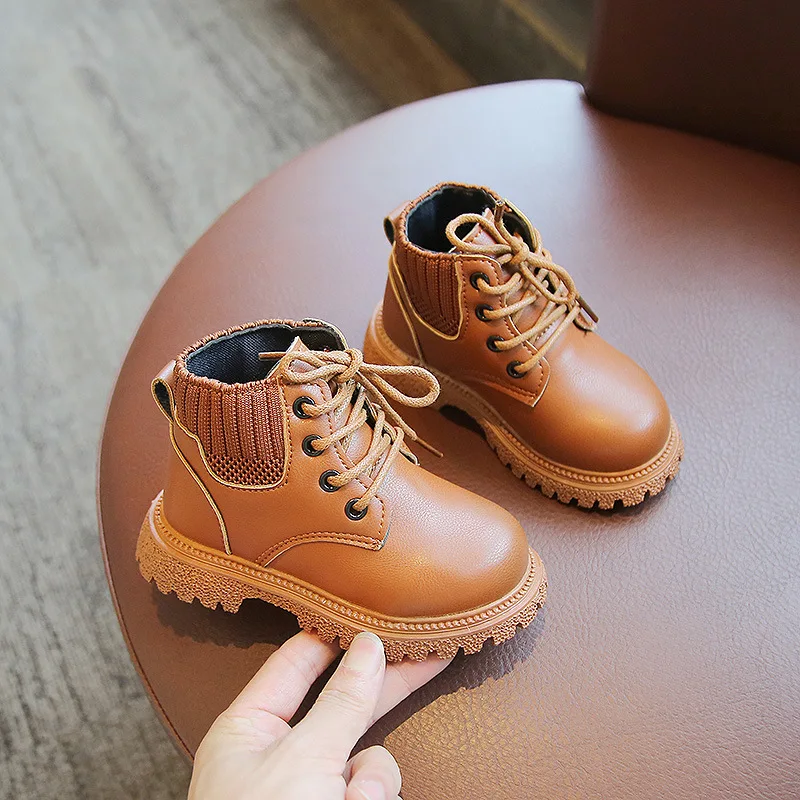 Booties 2 Year Old Boy Toddler Autumn High Top Older Girls Fashion Combat Spring Long Boots Shoes For Kids