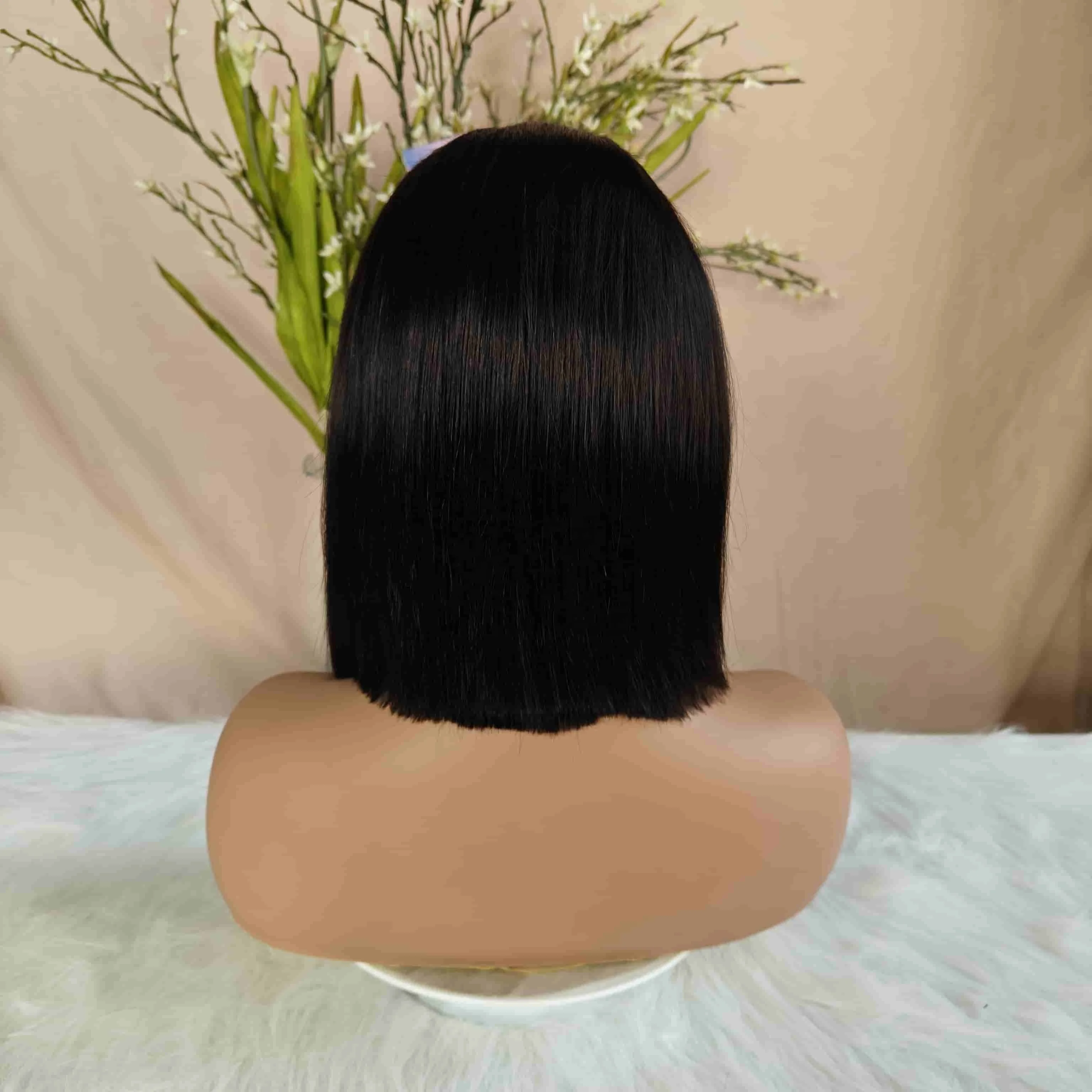 Kemy Hair SDD Hair Bob Wig Raw Vietnamese 13*4 HD Lace Wig Double Drawn Glueless Wig Human Hair for Black Women