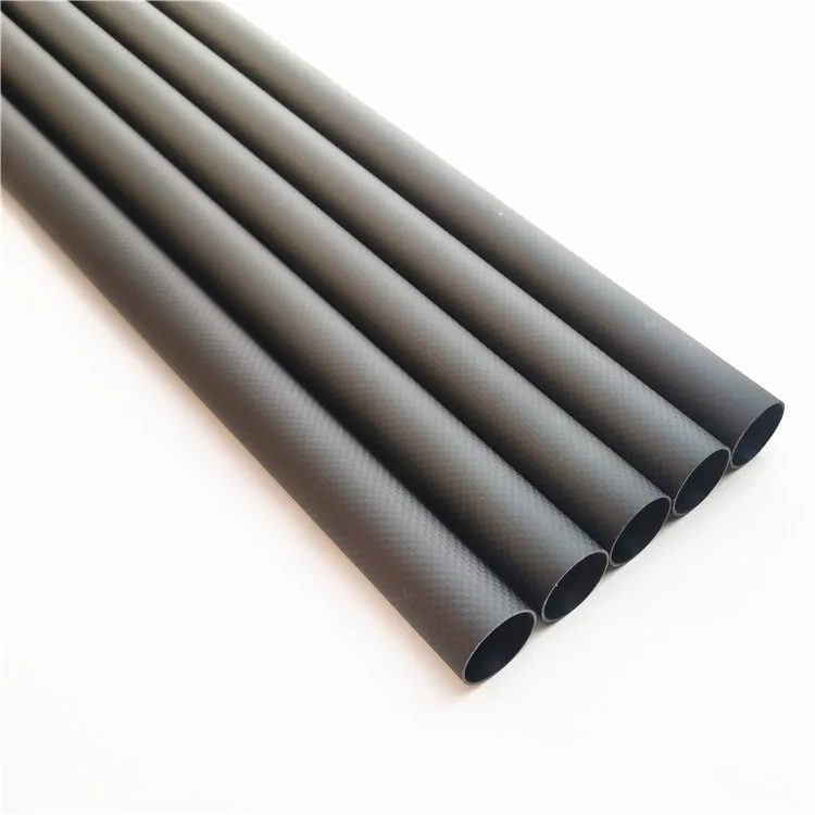 Carbon Fiber Pipes 17mm 18mm 19mm 20mm 25mm 3K Carbon Fiber Color Tube Twill Matte Carbon Fiber Tube
