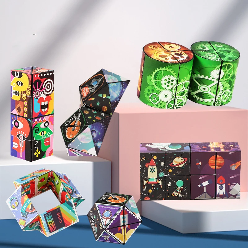 Infinity Flip fidget 3D Magic Cube Stress Relief Toys