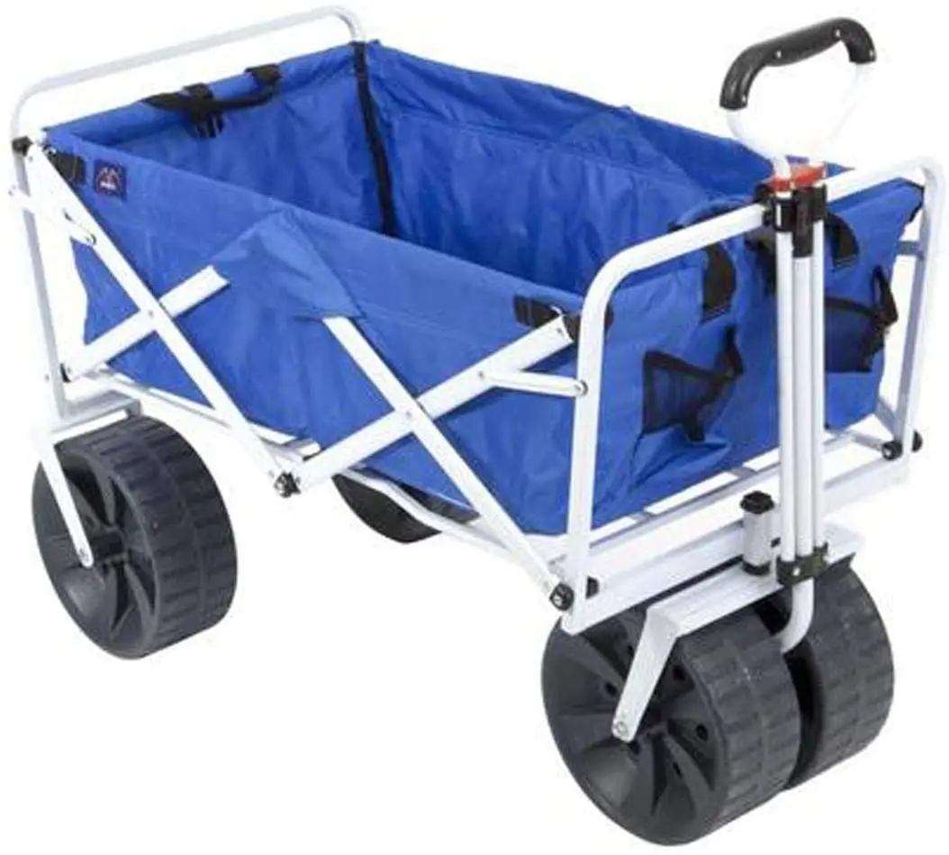 Goldmore Outdoor trailer Heavy Duty Collapsible Folding All Terrain Utility Beach Wagon Cart