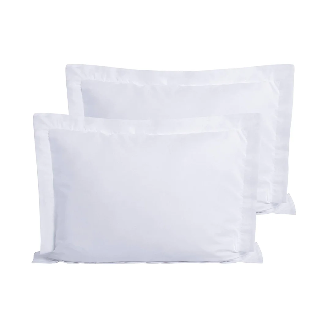 Micro peach Standard Pillow Shams Fade Wrinkle and Shrinkage Soft Pillow Covers with Envelope Closure Euro Sham Covers
