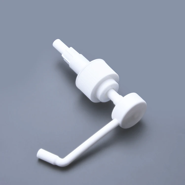Free sample long nozzle syrup pump dispenser,plastic lotion pump 24/410 28/410