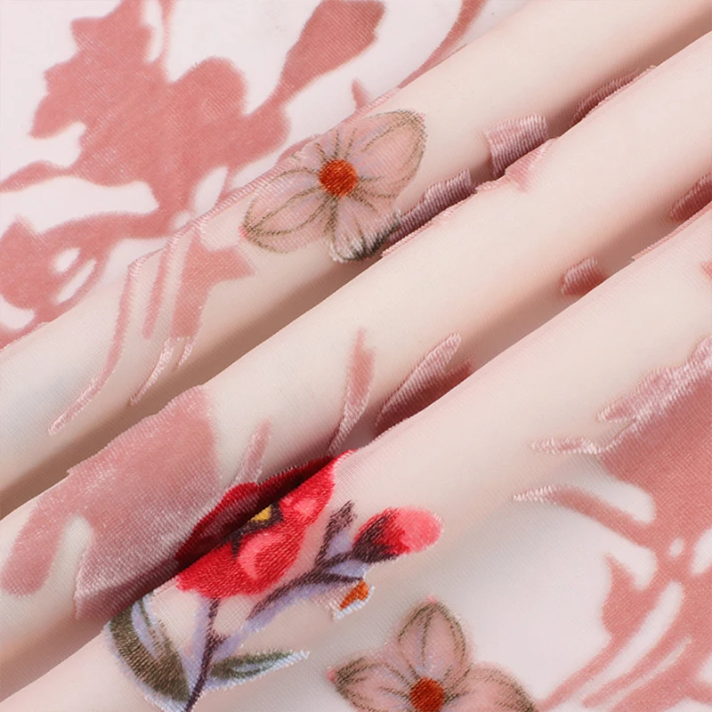 hot sale velvet cloth 80% Rayon knit Velour fabric cloth velvet fabric