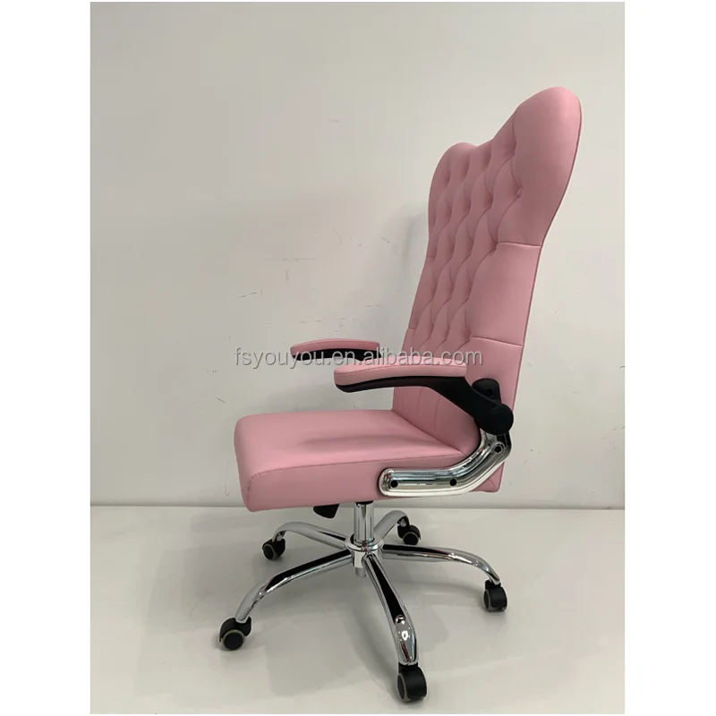 Luxurious Comfort Salons Pink Princess Beauty Throne Chair