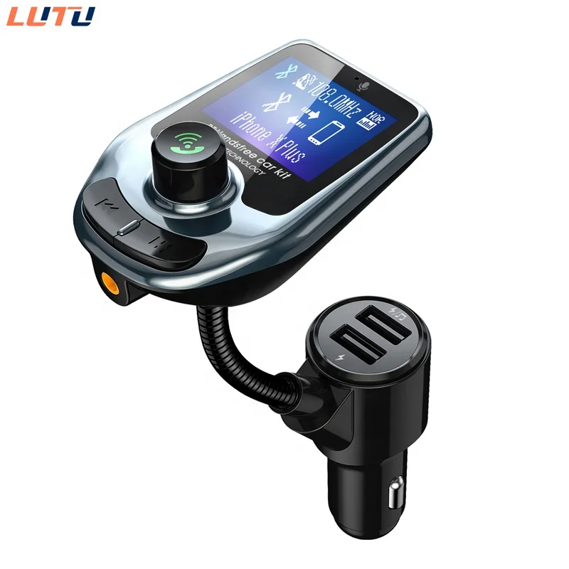 Новый Bluetooth Handsfree автомобильный комплект + fm-передатчик + Автомобильный MP3-плеер + Автомобильное зарядное устройство