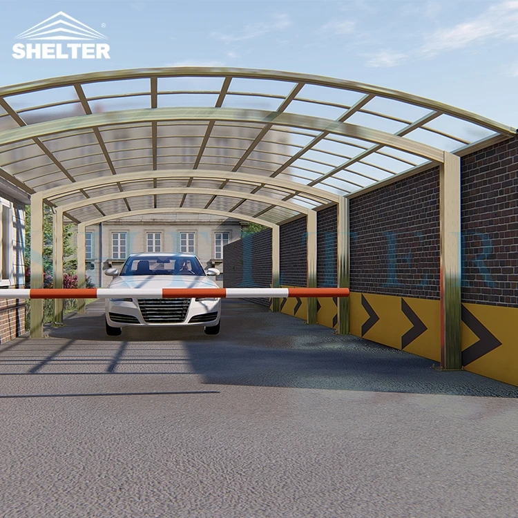 Modern 10x10 Metal Carport Car Shed Metal Frame Storage Sheds