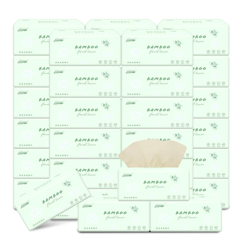 Eco-friendly Bamboo Tissue Virgin Pulp Tissue Facial Newest Design Luxury Tissues