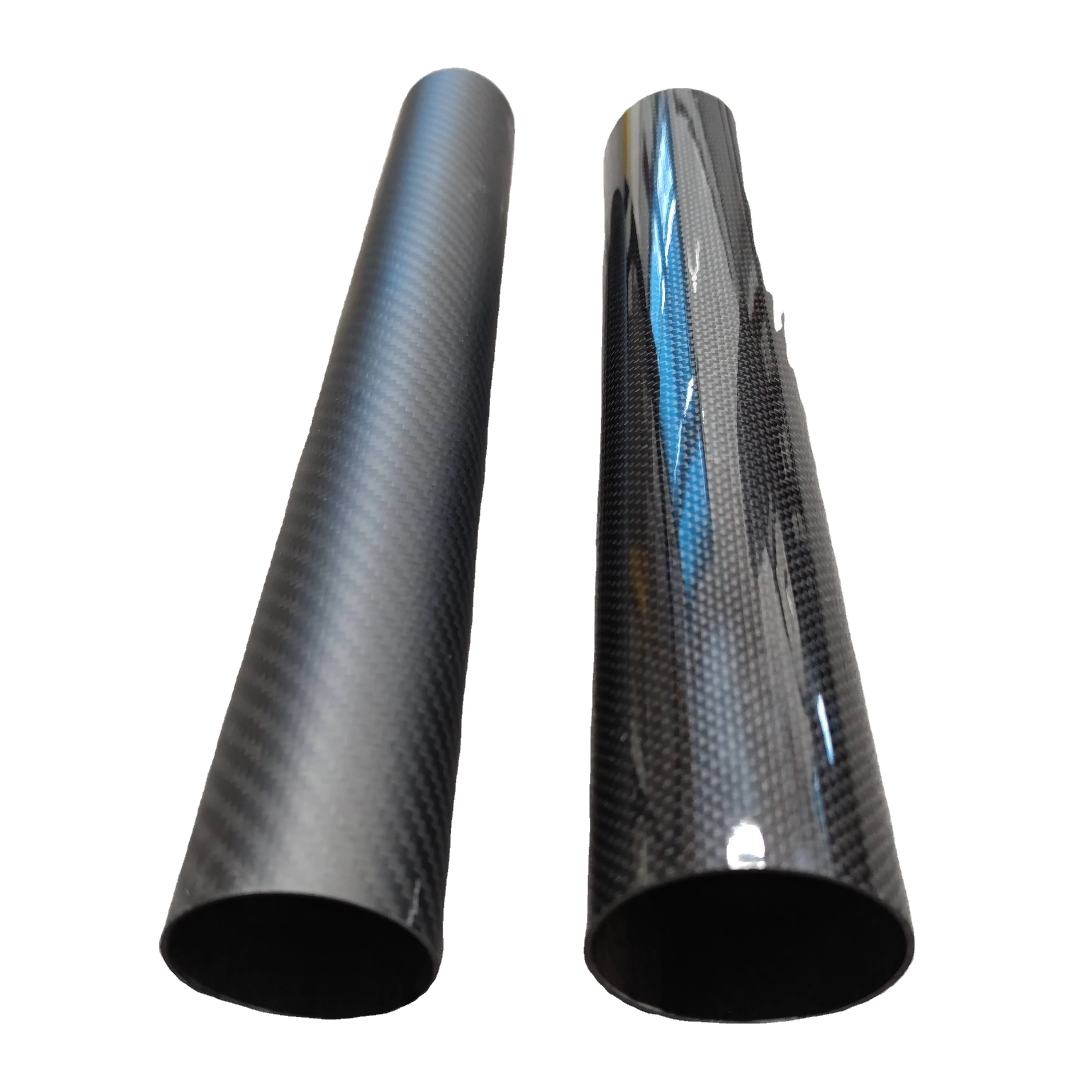Гладкая глянцевая трубка из углеродного волокна 3K от производителя