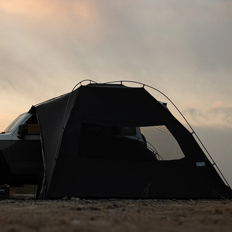 Outdoor Waterproof Car Tarp Self-Driving Tour Rear Extension Canopy Carside Tent for Outdoor Adventures