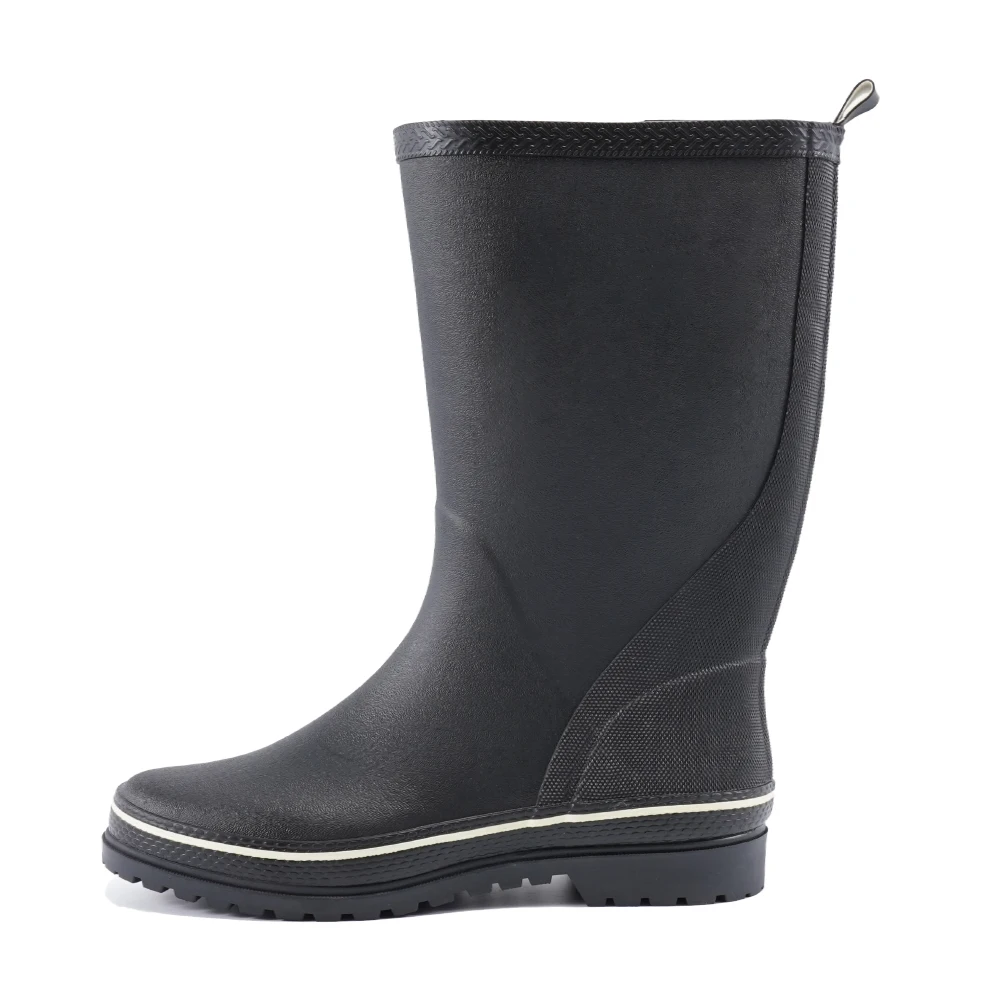 Manufacturer Customized Traditional Matte Multi-layer Male Rain Boots Black For Men chukka boots sendal man High Quality 50