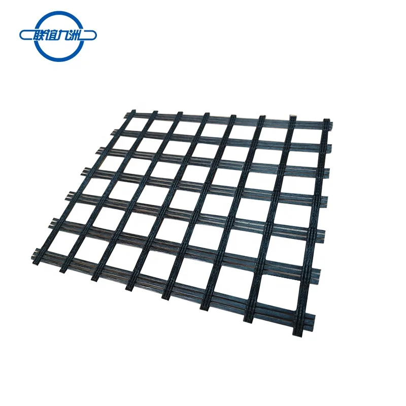 50/50kn 100/100kn glassfiber geogrid for asphalt reinforcement fiberglass geogrid prices