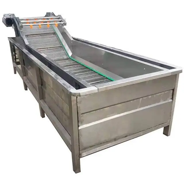 Промышленная свежая Машина для мойки овощей и фруктов пузырьковая стиральная машина для очистки обрабатывающее оборудование