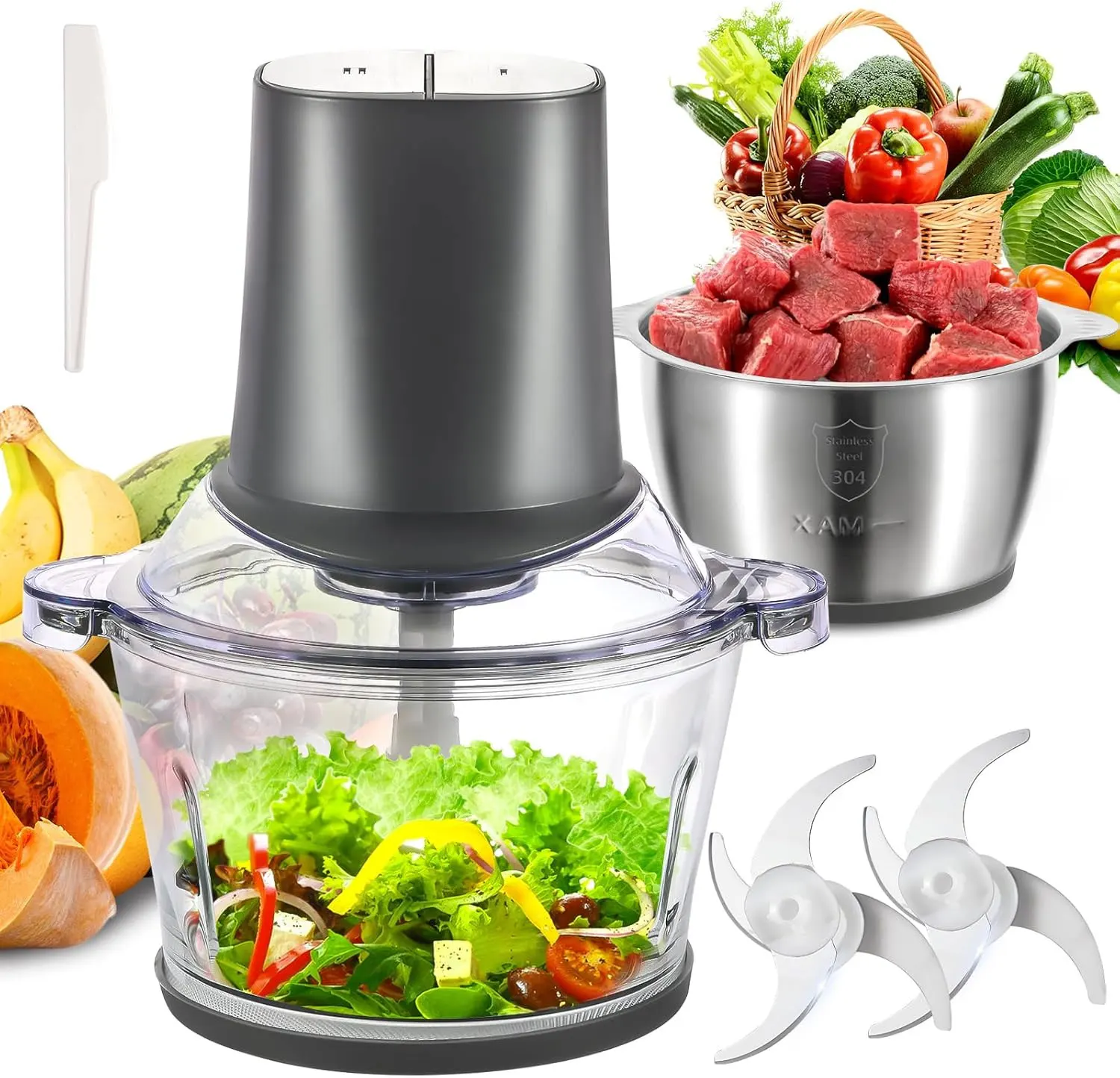 Электрическая кухонная мясорубка