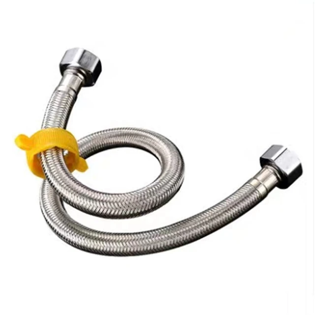 Pipe braided flexible metal hose corrugated 304 stainless steel flange