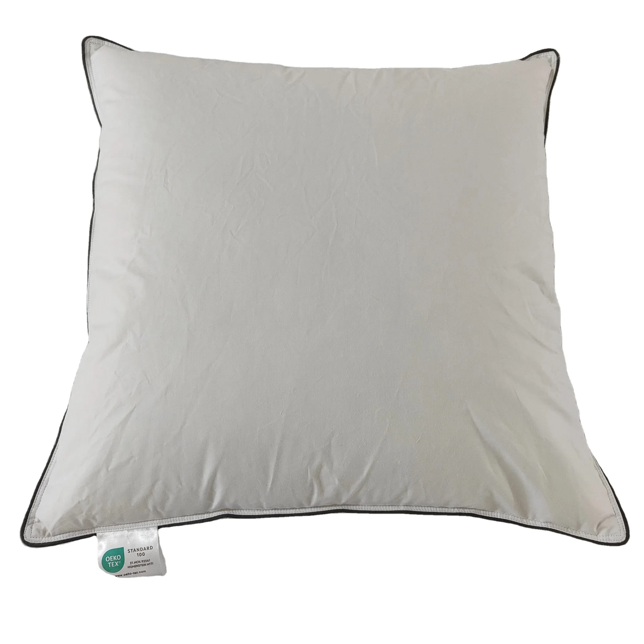 Star rated luxury hotel ultra soft and cheap polyester ultra-fine fiber feather hotel sofa hard cushion pillow