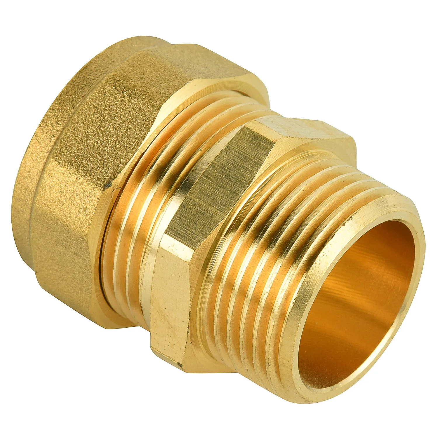 Female Coupling Connector Copper Compression fitting Pex Brass Fitting For Copper Pipe