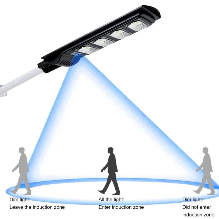 VACE Powered Outdoor Garden Wifi System All In One Integrated 200W 50W Black Color Led Solar Street Lights