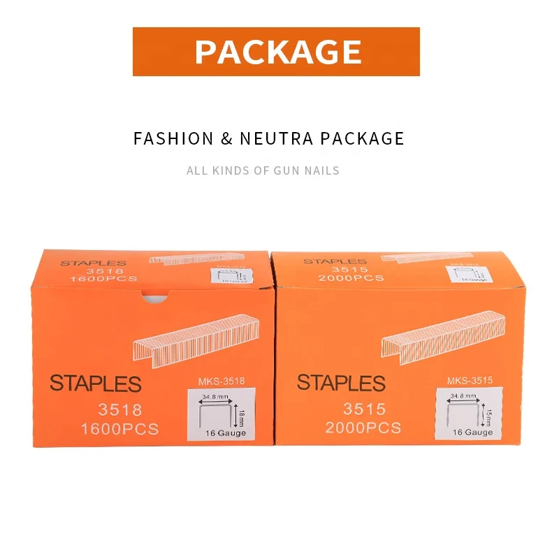 XINYI 35 copper pin carton close staple 3515 3518 3215 3218 A58