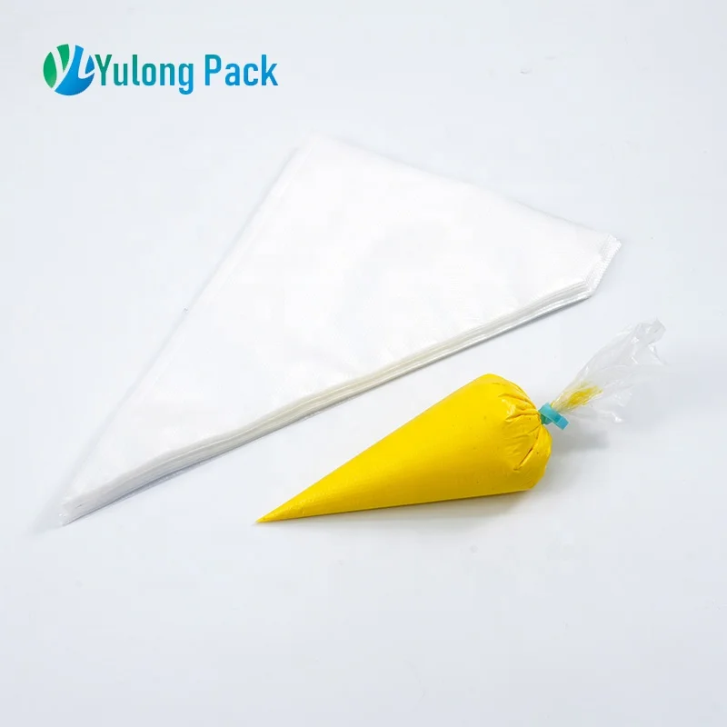 Large size 100 pcs/pack House Cooking Cake Tools Manufactured Plastic Piping Bag Disposable Kitchen bakery icing Piping Bags