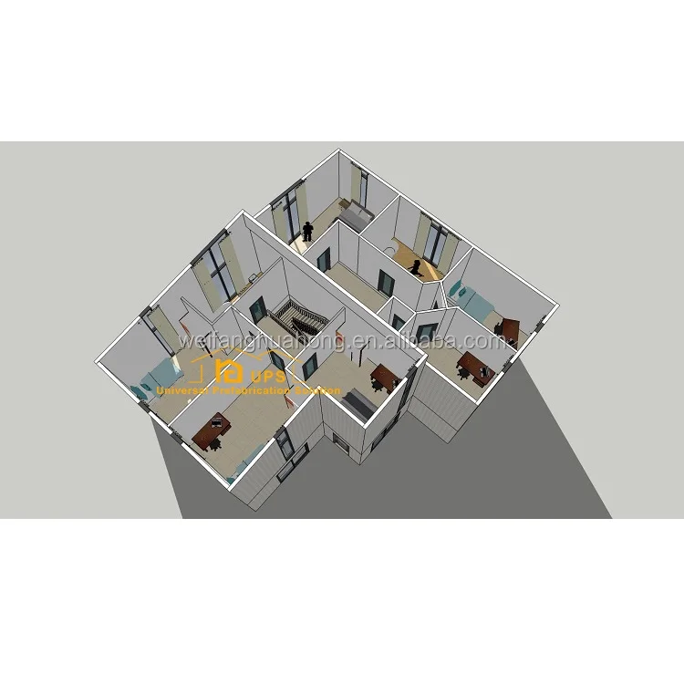 2020 UPS new tech real estate 3d home architect design modern cheap prefab homes for sale
