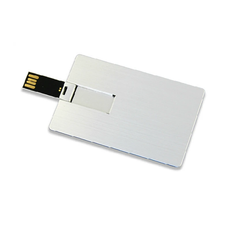  Usb 2 0 USB 3 алюминиевая визитная карта usb флэш-накопитель/металлический флэш-накопитель для кредитной карты USB-диск
