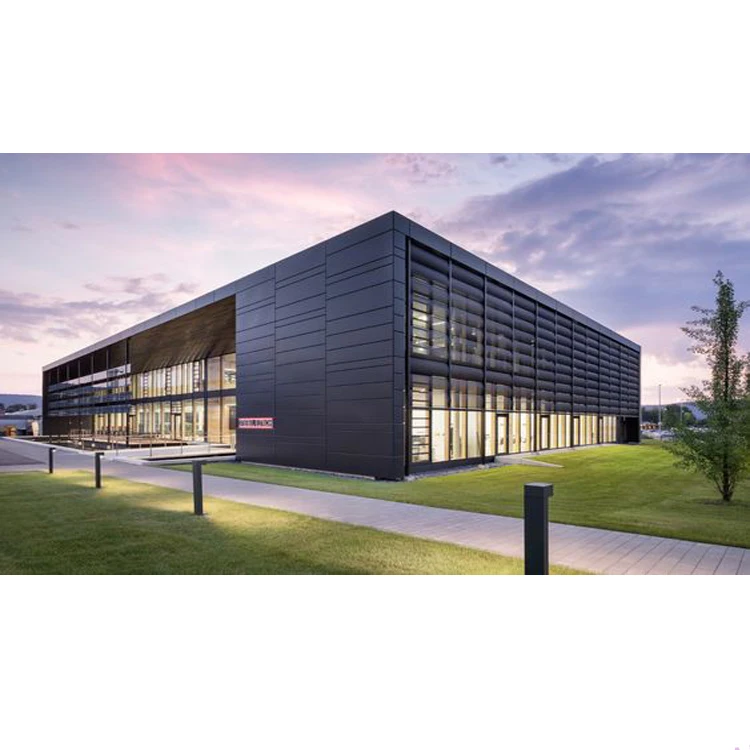 Multi story building prefab modern hall industrial warehouse design PEB steel structure price