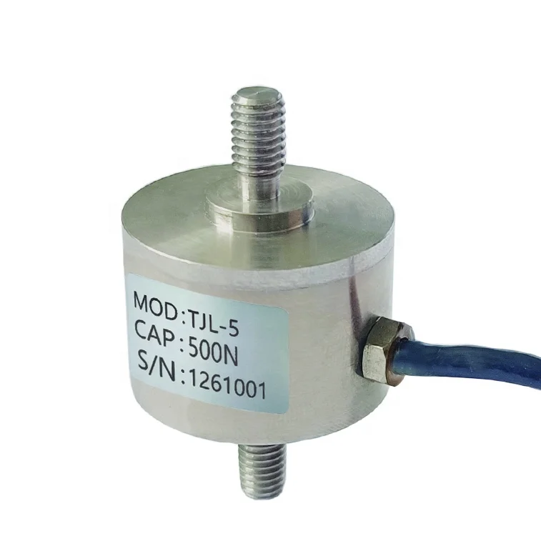 Automatic Equipment High Precision Stainless Steel Tension Sensor Production Force Measurement Column Button Type Load Cell