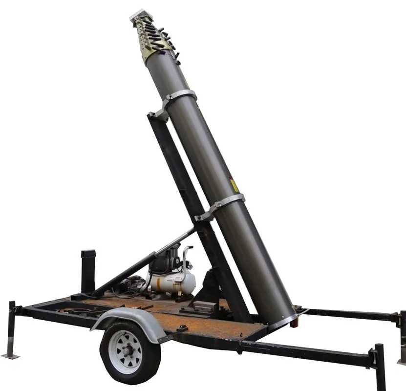 XD632 trailer mounted pneumatic telescopic mast for all purpose