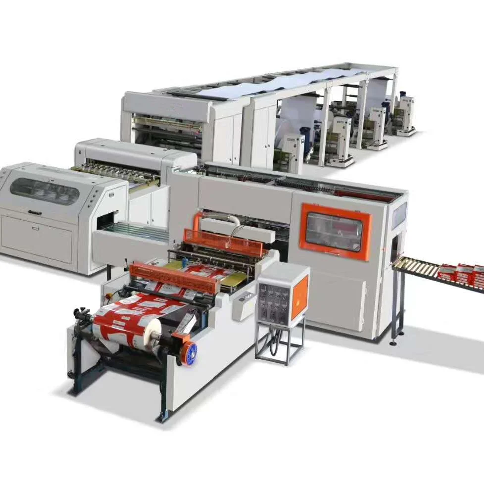 Automatic  a4 paper cutting and packing machinery roll paper cutting machine