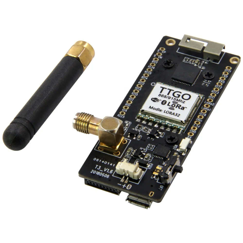 TTGO ESP32-Paxcounter LoRa32 V2.1 1.6 Version 433/868/915MHZ LoRa ESP-32 OLED 0.96 Inch SD Card WIFI Module