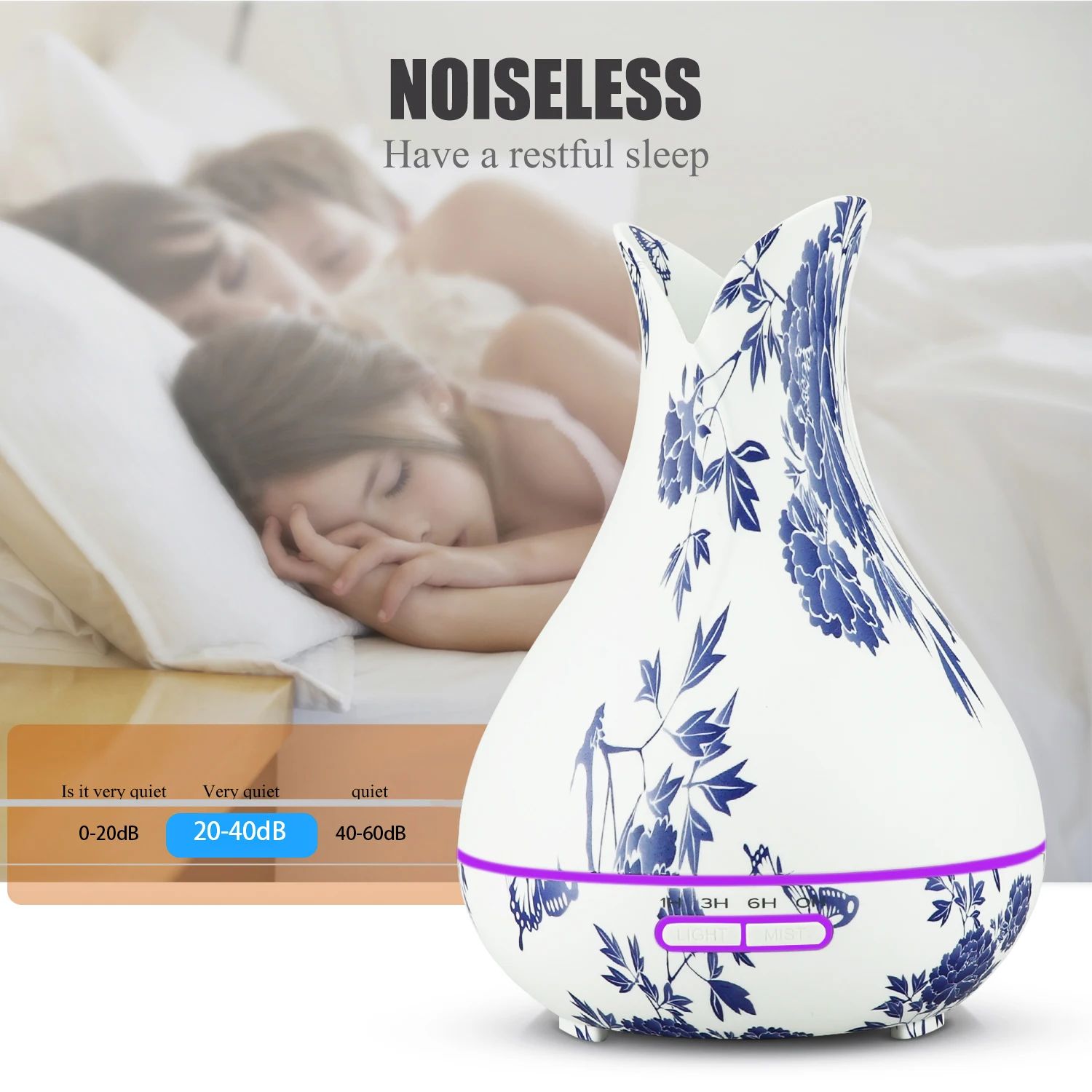 Светодио дный Ароматизатор воздуха ультразвуковой с ароматическим эфирным маслом диффузор увлажнитель древесины ароматерапия светильник