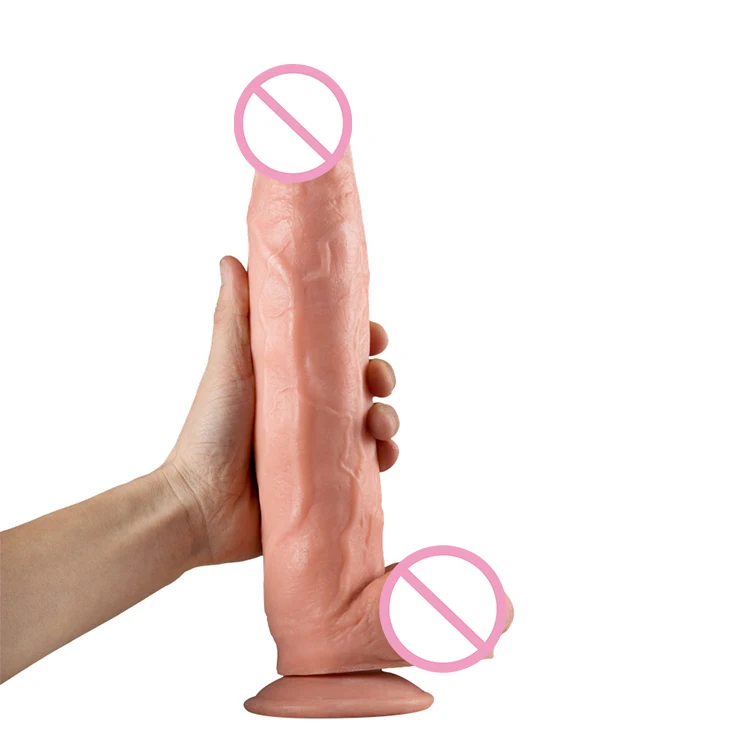 12 inch long  Real skin texture Huge  Super Big penis huge dildo With Suction Cup for women masturbation sextoy