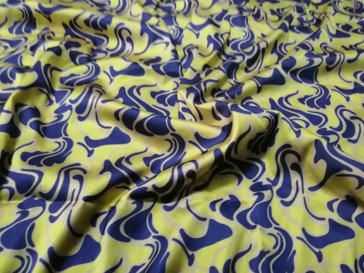 
New creative fashion digital printing imitation fabric for sewing shirt cartoon digital printed fabric 