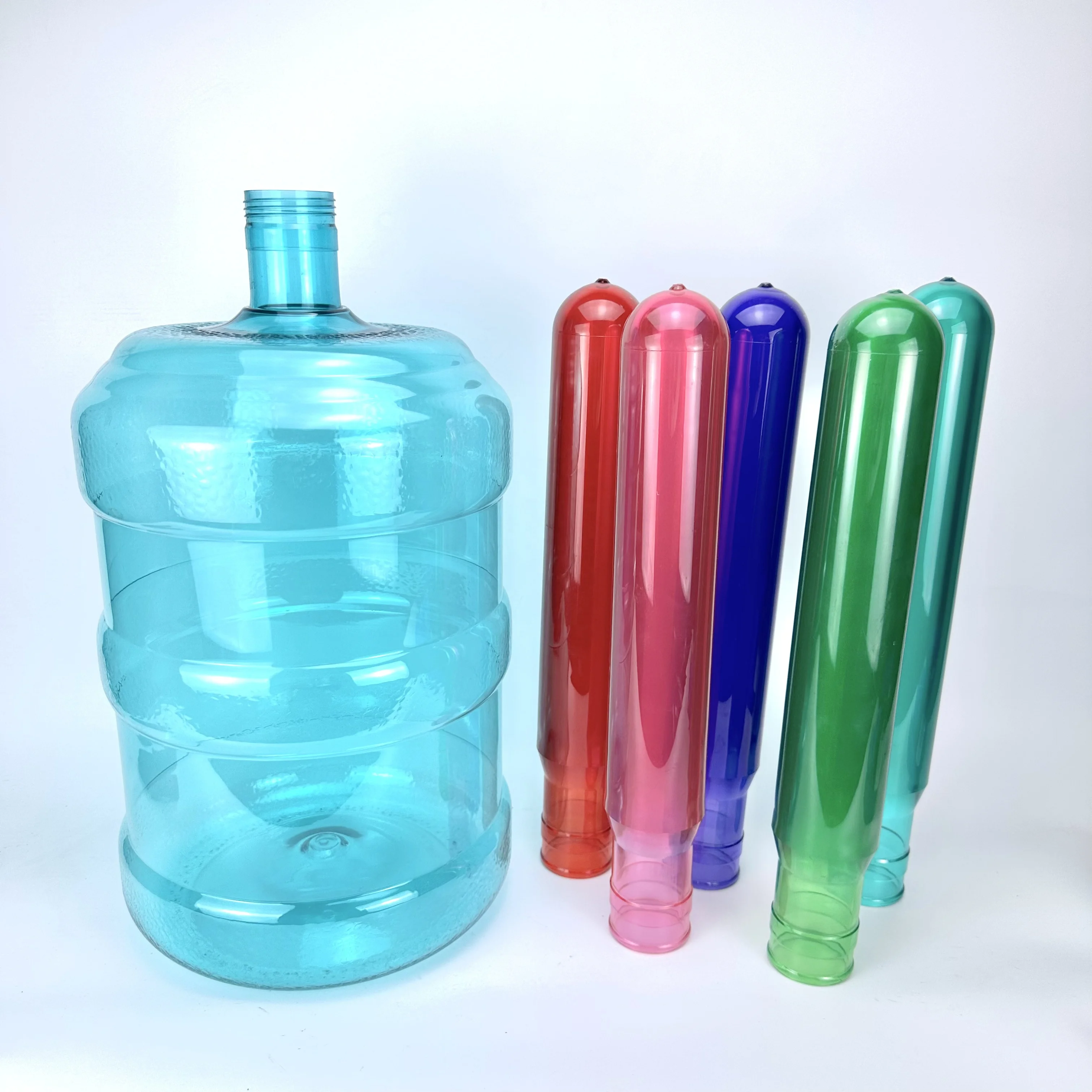 5gallon 700g 730g Blow Moulding Machine 20 Liter  750g Plastic Blue transparent 5gallon PET preform