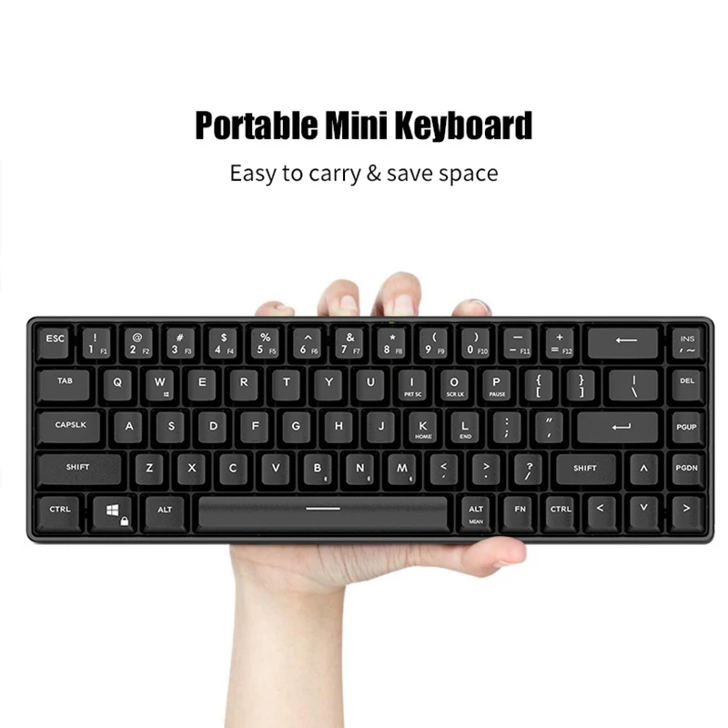  Изготовленный На Заказ Hotswap игровой Tastatur маленькие Беспроводные Мини Программируемый Usb Проводная 60%