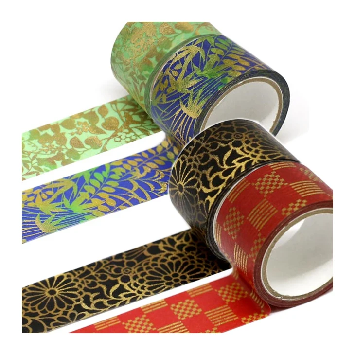 Japanese unique custom printed washi paper masking washi tapes