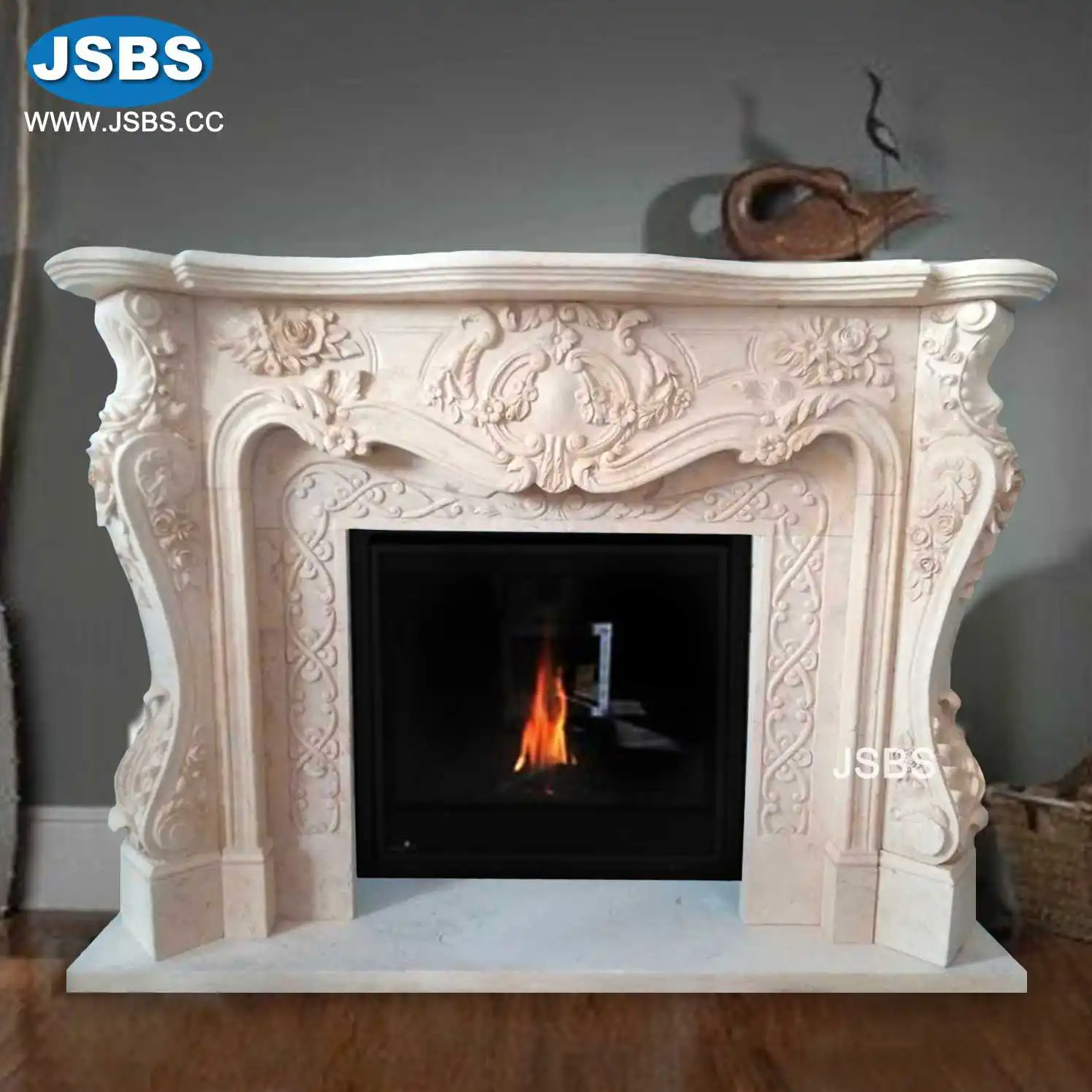 Marble Fireplace with Lion face JS-FP011- more photos for choosing!