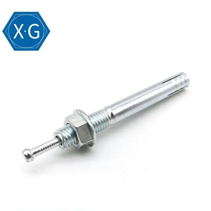 Permanent removable expansion Pin Drive Anchors Blue White Zinc