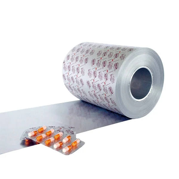 PTP Blister Foil Packs for Pills Coated Aluminum Foil Heat Sealing with PVC PVDC