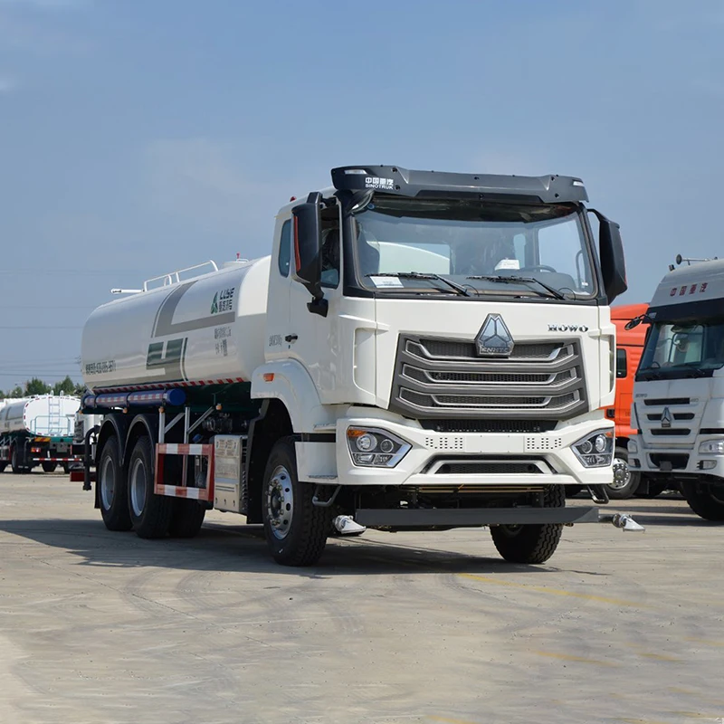 Howo 6x4 20cbm 20000 литр Многофункциональный из нержавеющей стали транспортный спринклер резервуар для воды грузовик