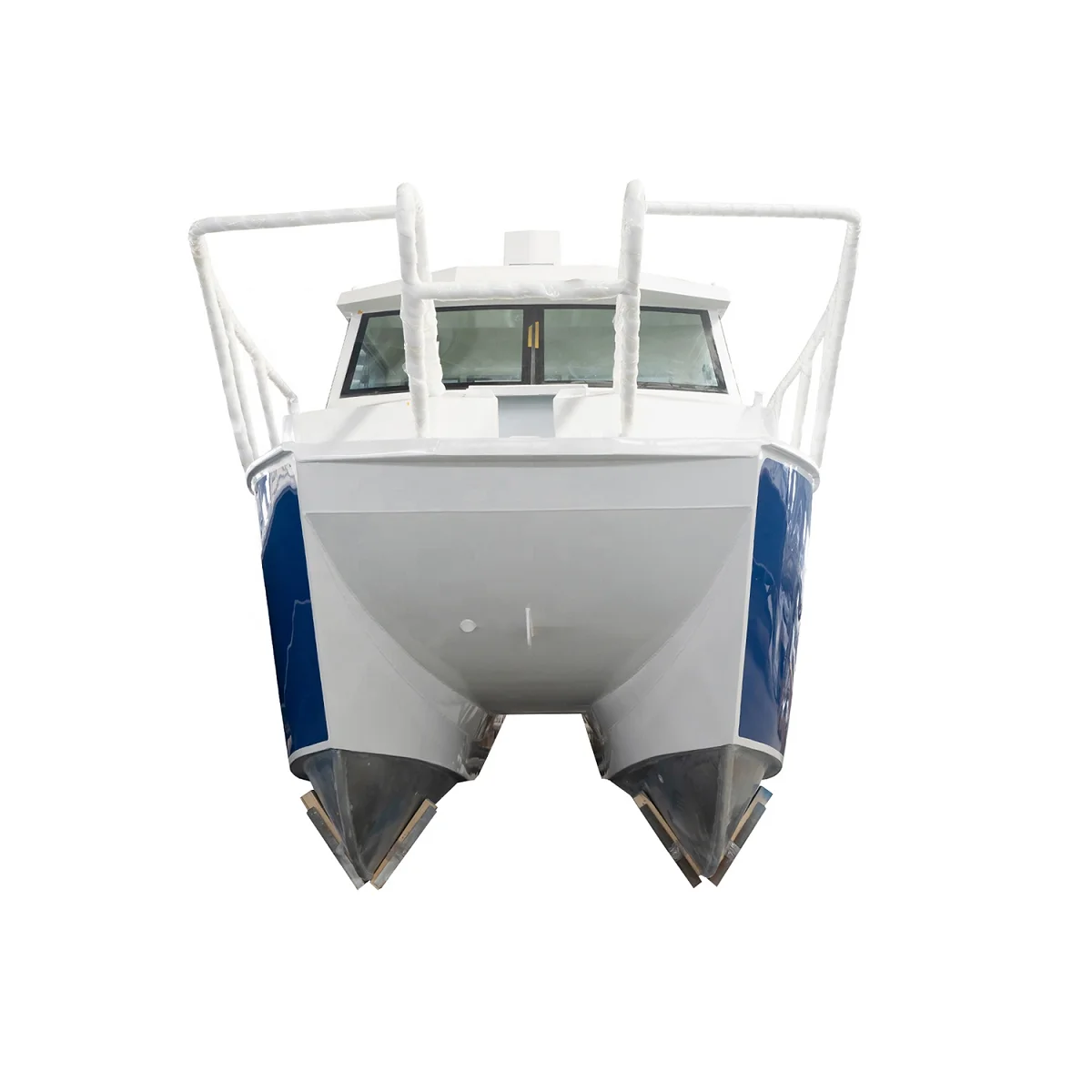 8.9m 29ft Aluminum luxury yacht twin hull catamaran cabin cruiser motor speed fishing  boat for sale